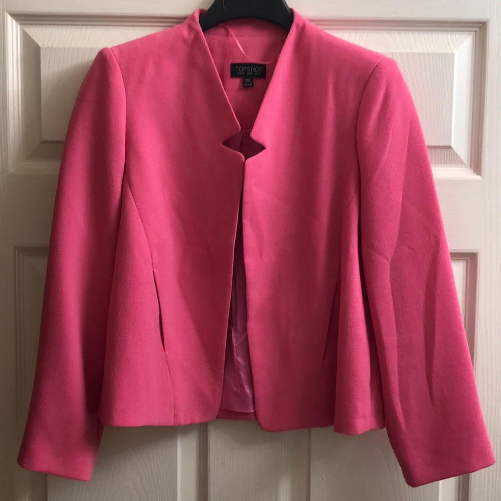Hot Pink Topshop Blazer